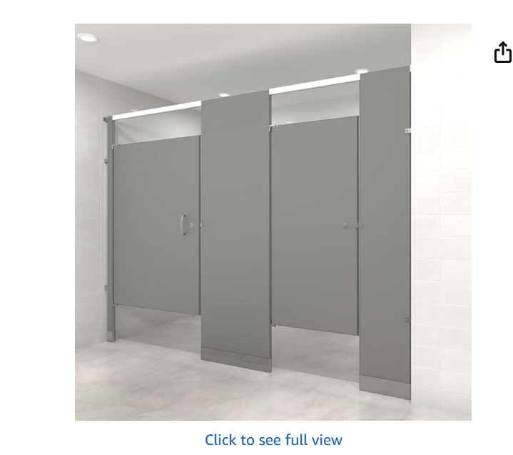 Bathroom Partition - Powder Coated - Hadrian 